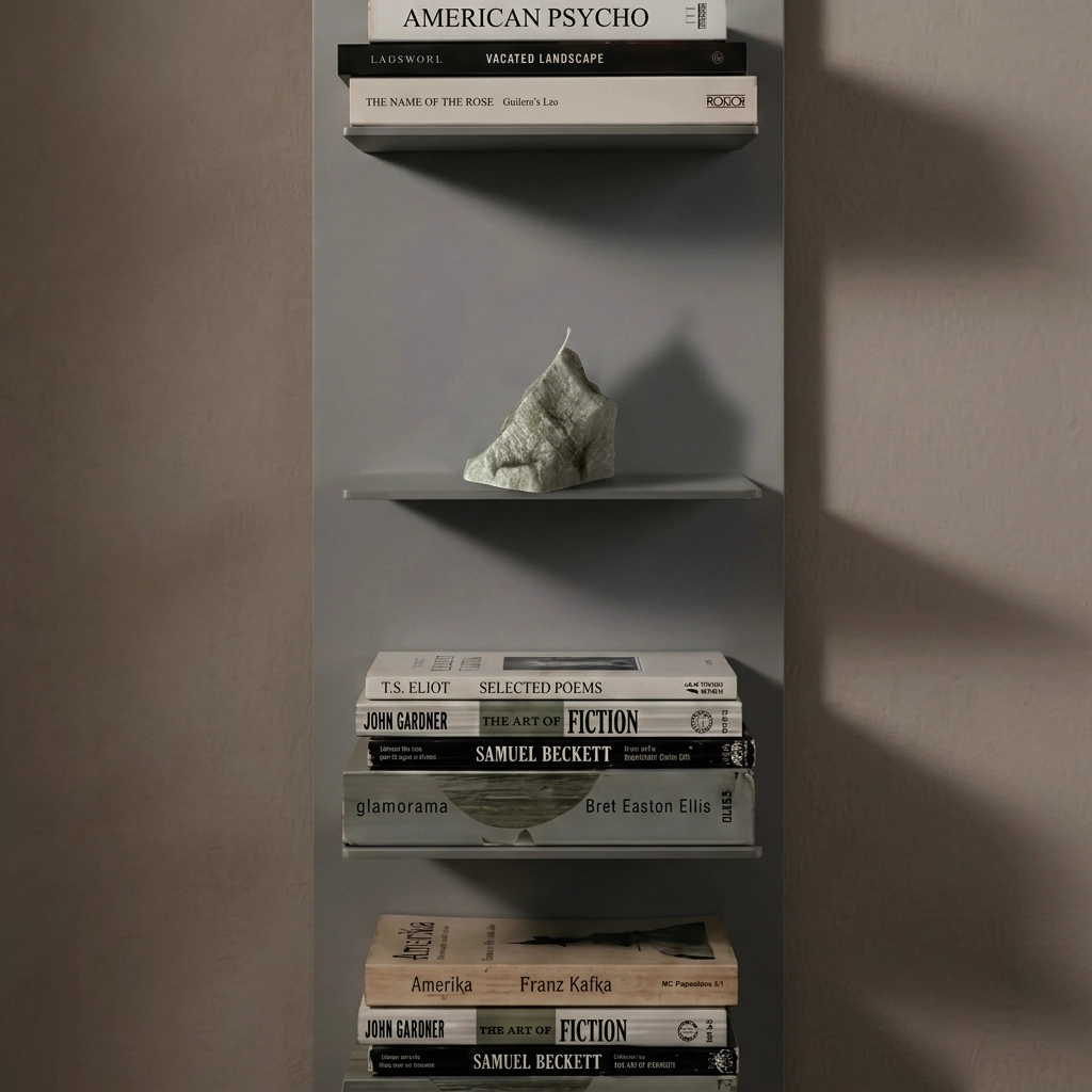 Seorak on a bookshelf